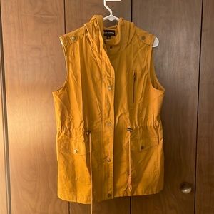 Zenana Outfitters Gold Vest - below the hip